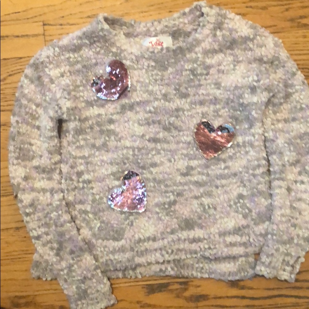 Justice flip sequin sweater
